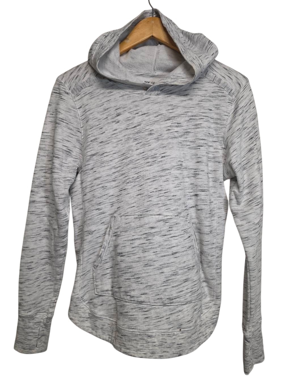 tek gear Light Heather Gray Marled Hooded Pullover